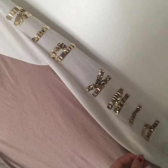 PINK Rose Gold Baseball Shirt - Picture 3 of 4